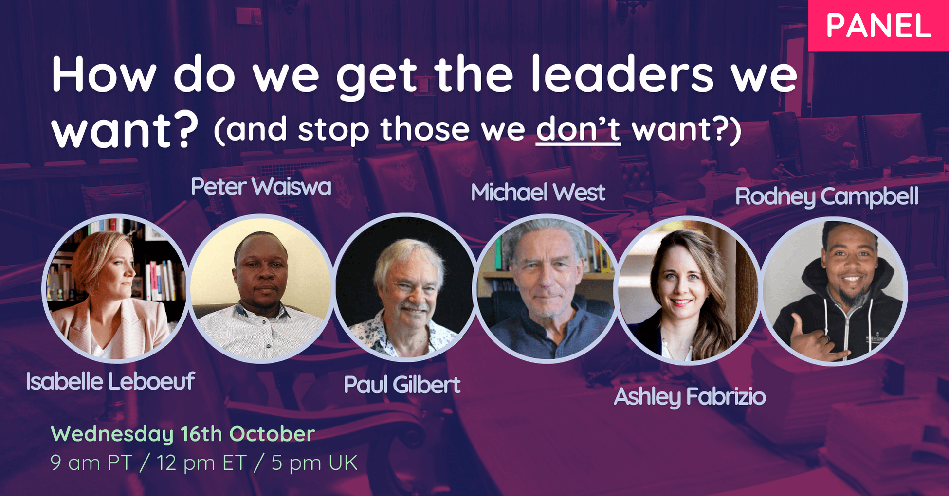 How do we get the leaders we want?