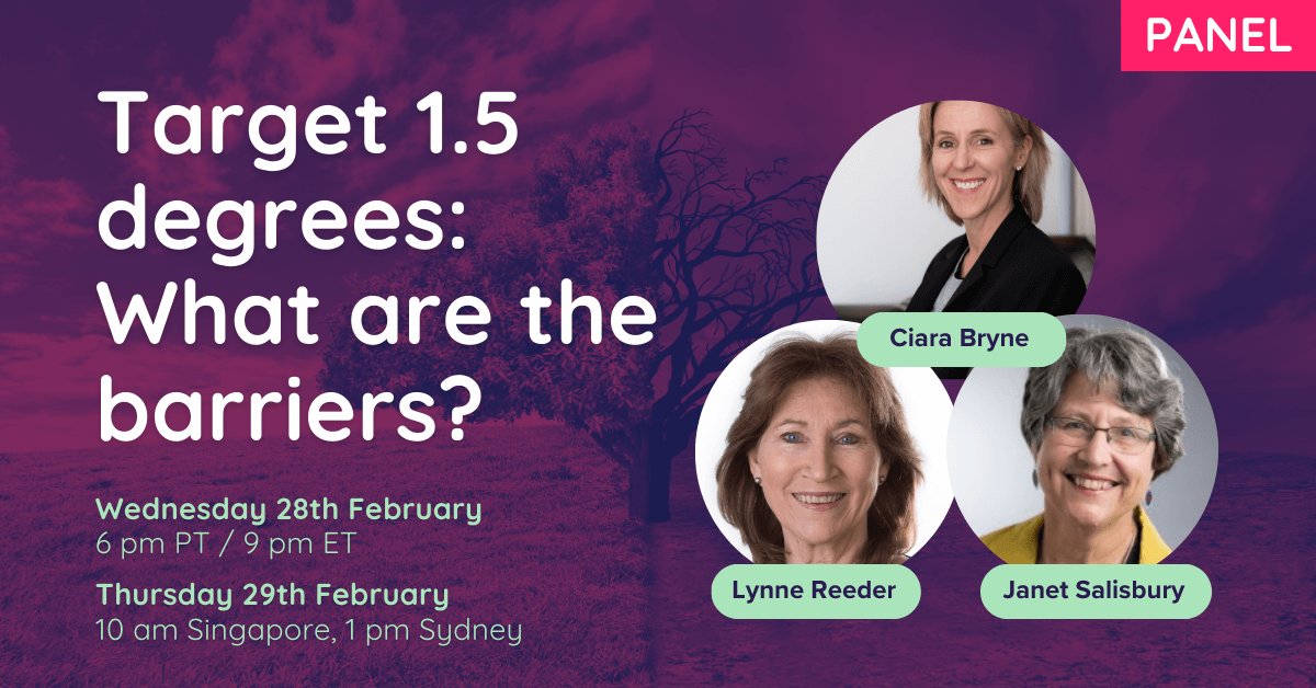 Target 1.5 degrees: What are the barriers?