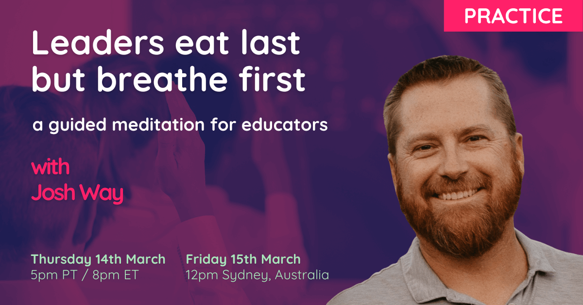 Leaders eat last but breathe first